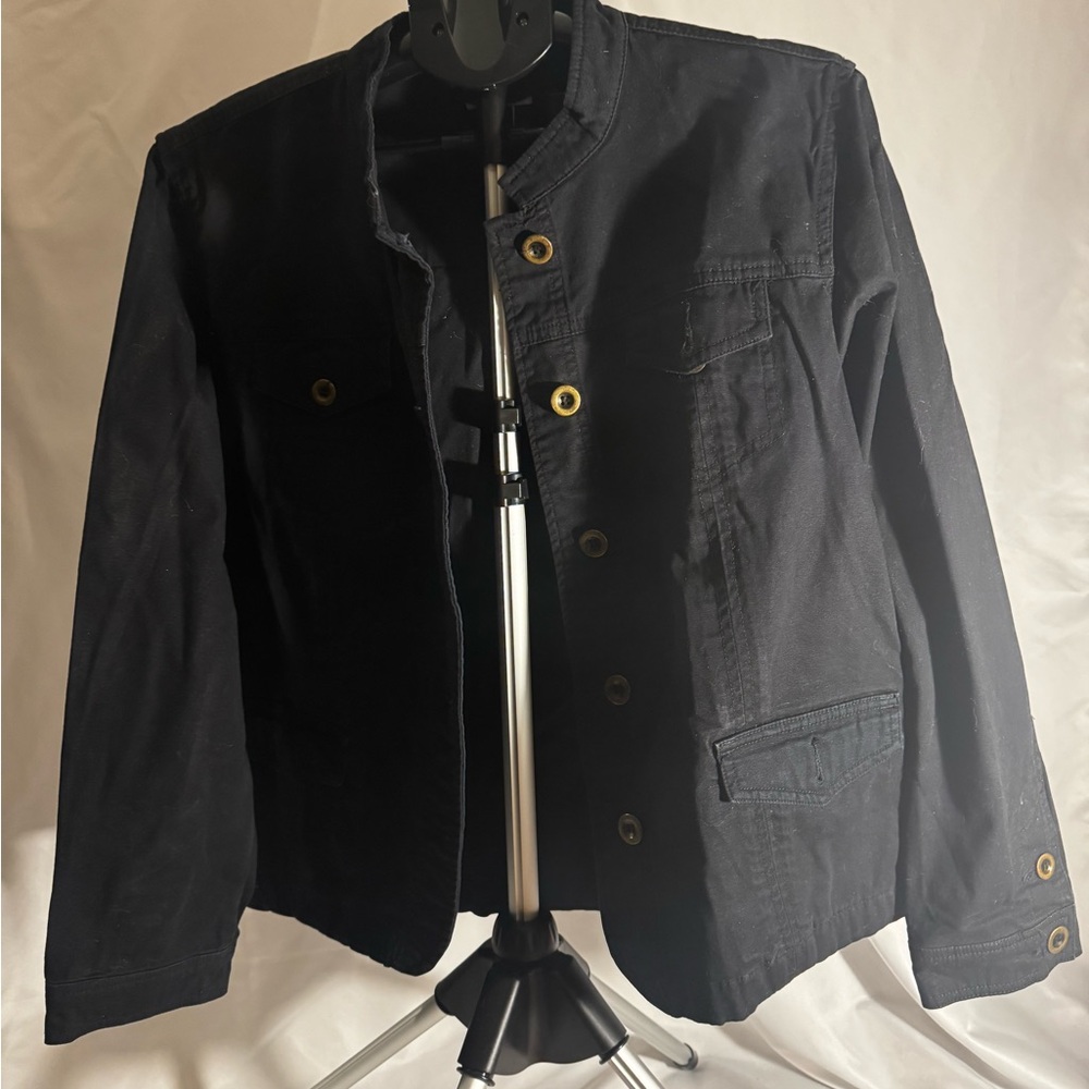 Charter Club Black Jean Jacket